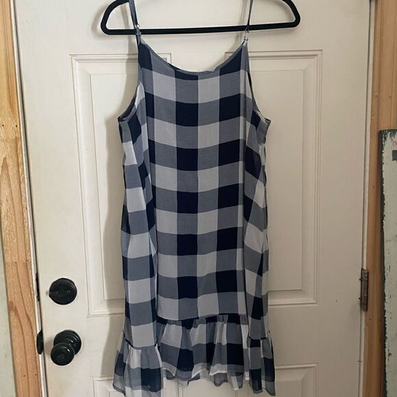 Abercrombie & Fitch Dresses & Skirts - Abercrombie & Fitch Blue Plaid Dress Large